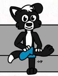 Cole sitting